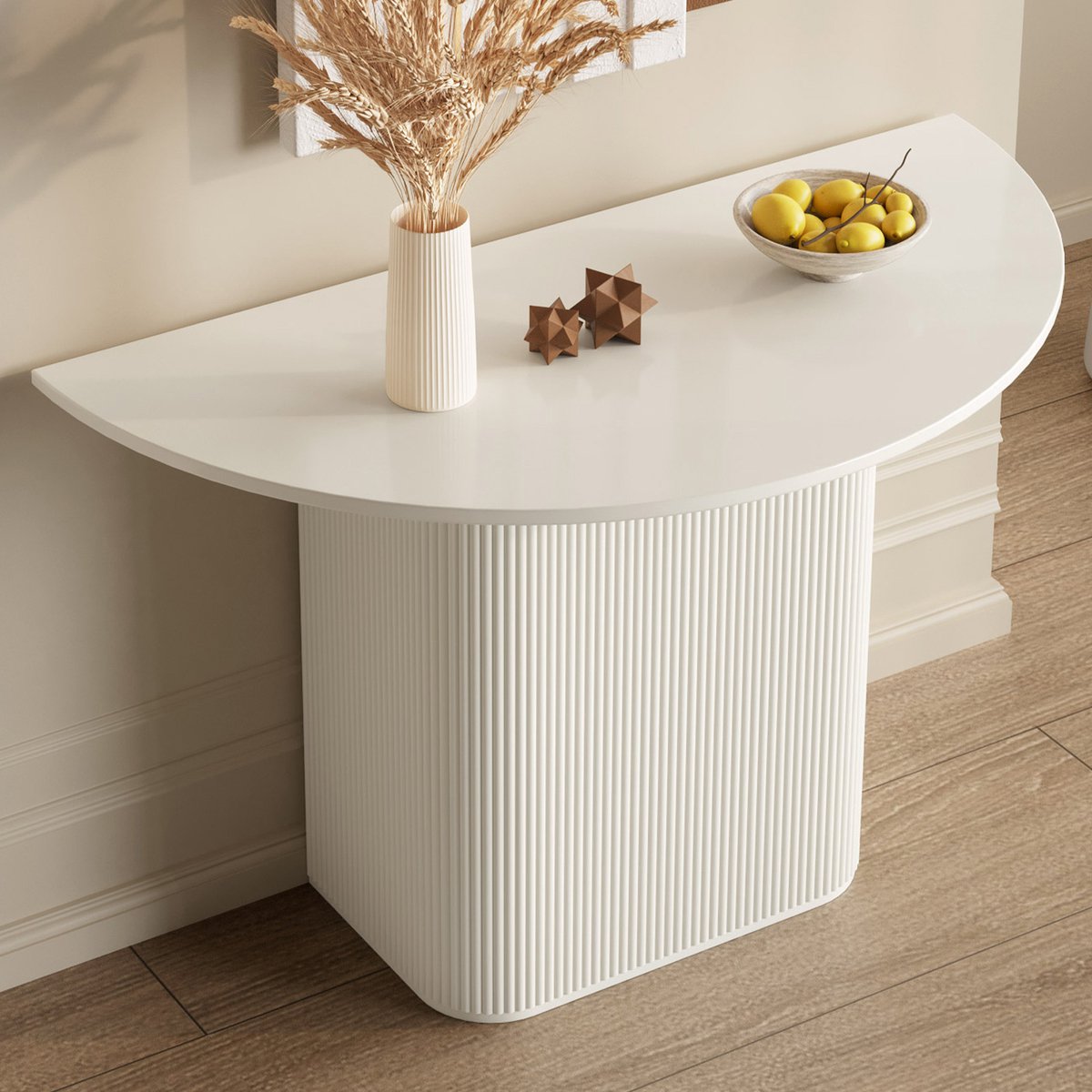 Guyii Moderne Console Tafel - Eettafel - console tafel 110 cm – Met Opbergruimte & Extra Groot Tafelblad