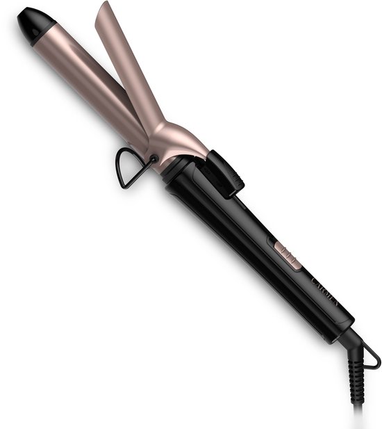 Carmen CCT2520B - Krultang met klem - Haarkruller - Diameter 25 mm - 2 warmtestanden - Keramische coating
