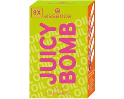 8 x essence Juicy Bomb Lip Oil Set 02 Pout of Paradise – Set van 5 Lip Oils – Tropische Geur – Glanzende & Verzorgde Lippen – 5 × 2.2 ml