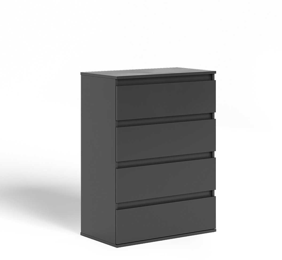 Vicco Claus Ladekast – 74 x 99.6 cm met 4 laden Antraciet