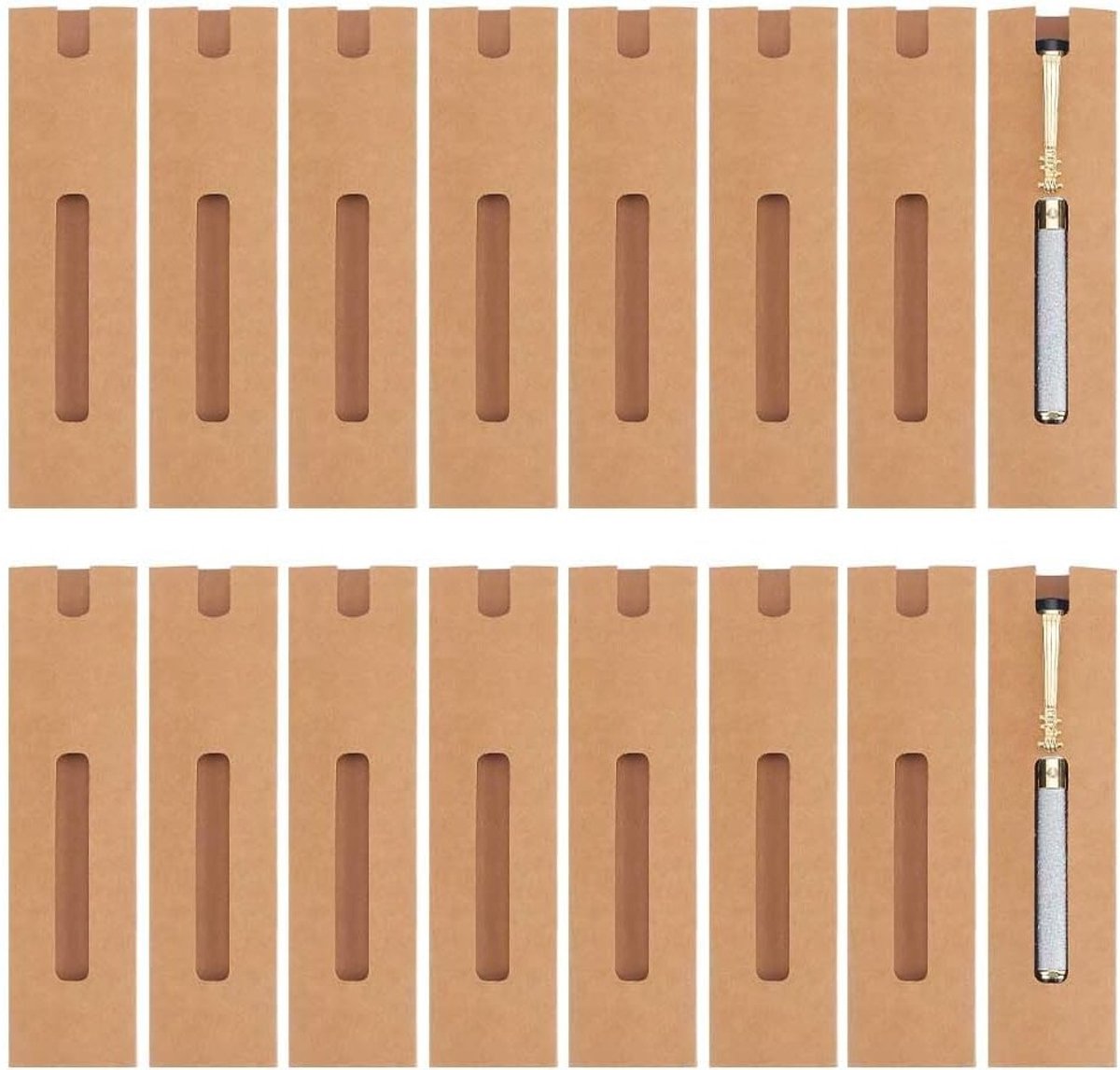 Set van 50 Kleurpotloden en Balpen, Perfect voor Kerstcadeaus en Creatieve Projecten, 15.5 x 4 cm