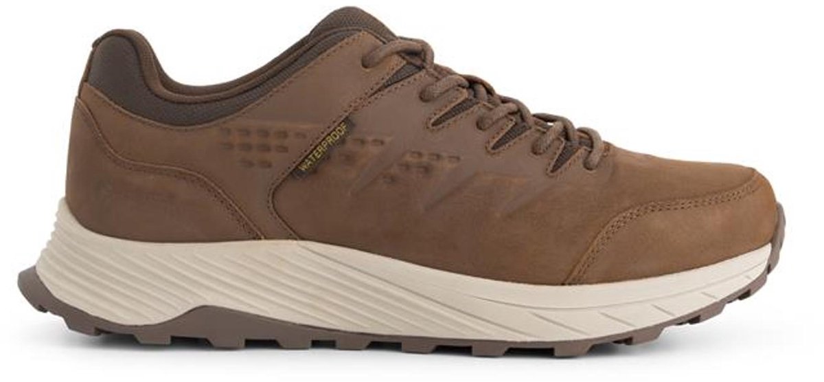 Travelin’ Skagan Heren Lage wandelschoenen Waterdicht Donkerbruin