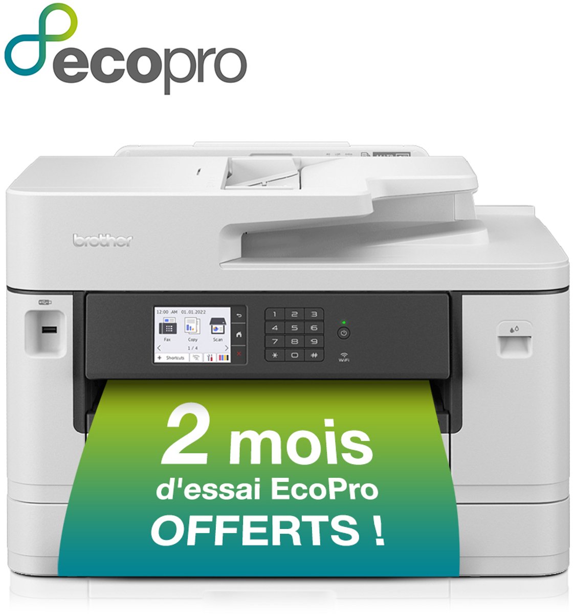 Brother MFC-J5740DW - All-In-One A3 Inkjetprinter - Wit — afbeelding 2