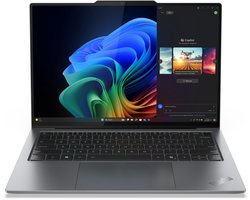 Lenovo ThinkPad X9-14 Gen 1 Aura Edition Copilot+ PC Intel Core Ultra 7 258V Laptop 35,6 cm (14") WUXGA 32 GB LPDDR5x-SDRAM 512 GB SSD Wi-Fi 7 (802.11be) Windows 11 Pro Grijs Engels