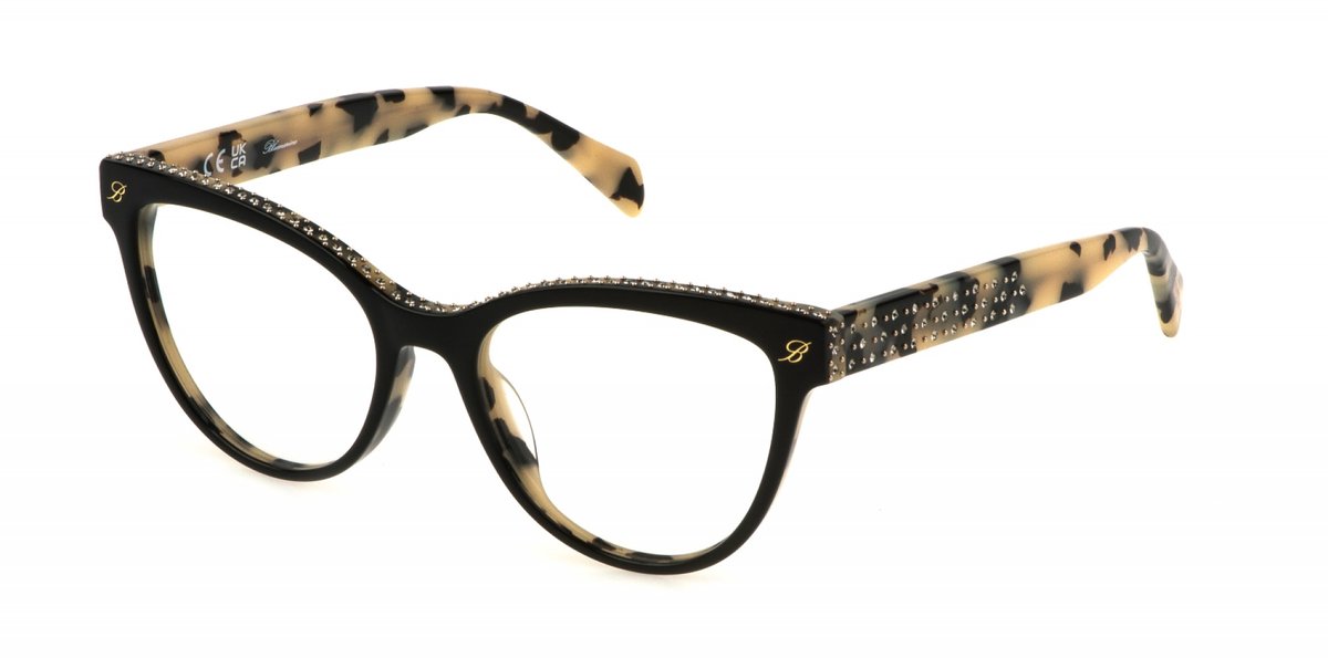 Blumarine VBM846V Top nero+avana 53/18/140 WOMAN Brilmonturen