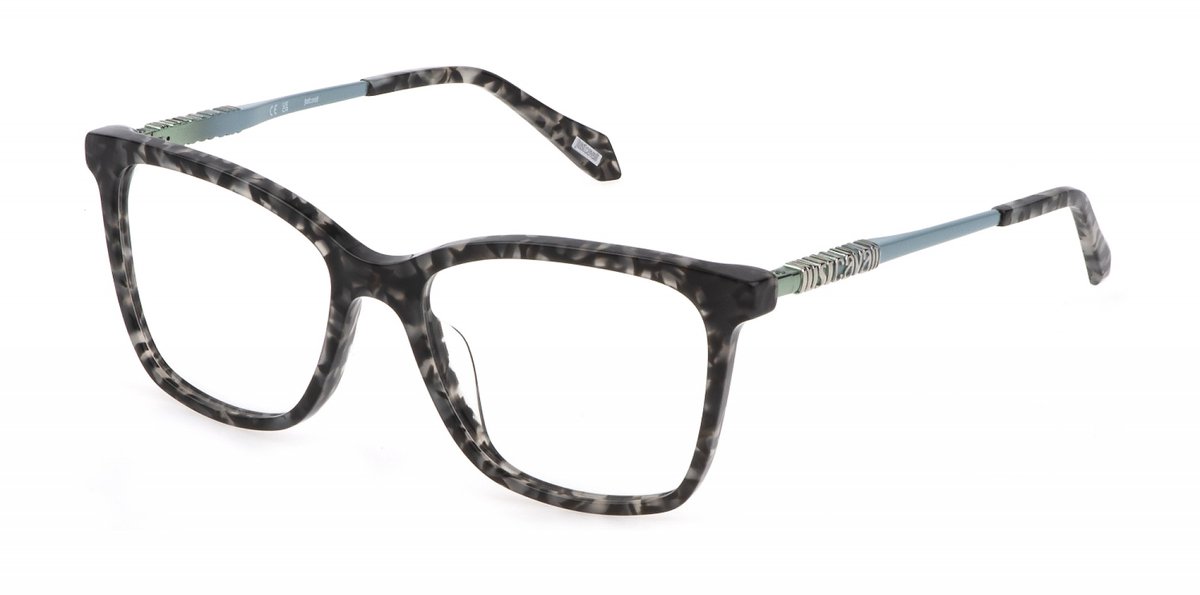 Just Cavalli VJC007 Avana grigio trasparente lucido 53/17/135 WOMAN Brilmonturen