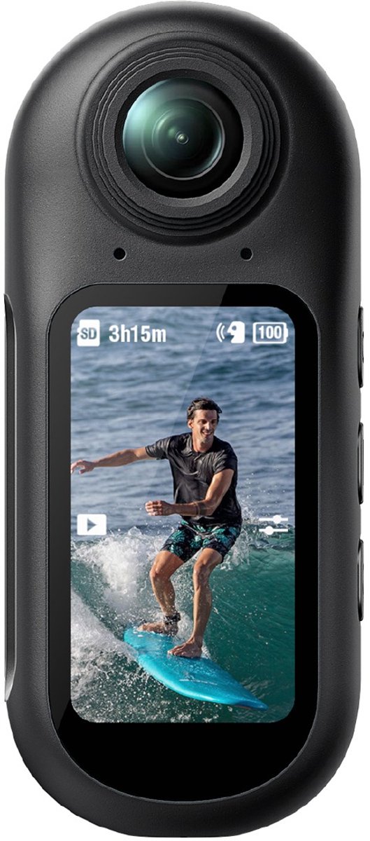 Logicom - Pov Mini - Action Camera - 4K Mini Bodycam met Scherm - Compacte POV Camera met WiFi & Accessoires