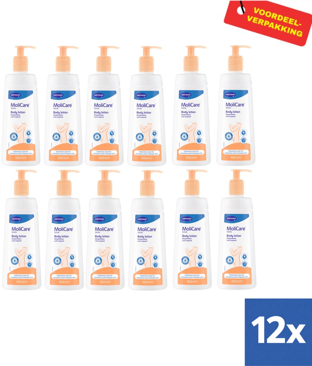 12x MoliCare® Skin Body Lotion- (12x 500ml)
