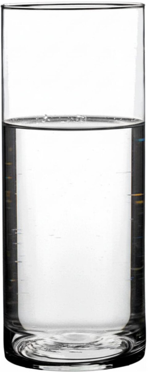 Home & Styling Bloemenvaas - Cilinder vorm - transparant - glas - 12 x 30 cm - rechte cilinder - boeketten - sierrtakken