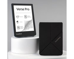 PocketBook Verse Pro Azure e-reader – Inclusief Origami Zwart Hoesje (shell cover) – Voordeelbundel