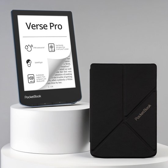 PocketBook Verse Pro Azure e-reader – Inclusief Origami Zw ... - cover