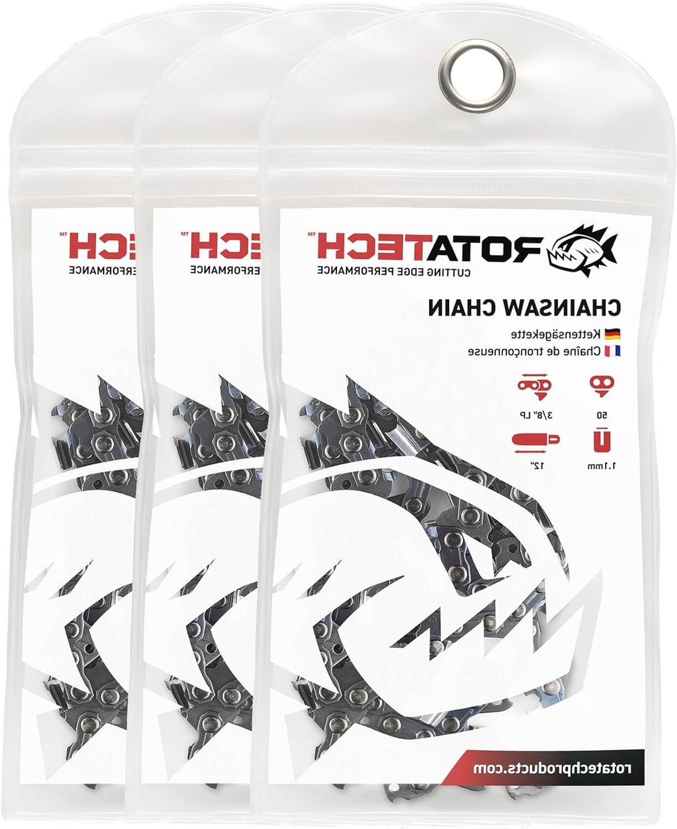 Kettingzaag Kettingen - Vervangende Zaagbladen - Boomonderhoud - Set van 3 - 35 cm - Metaal