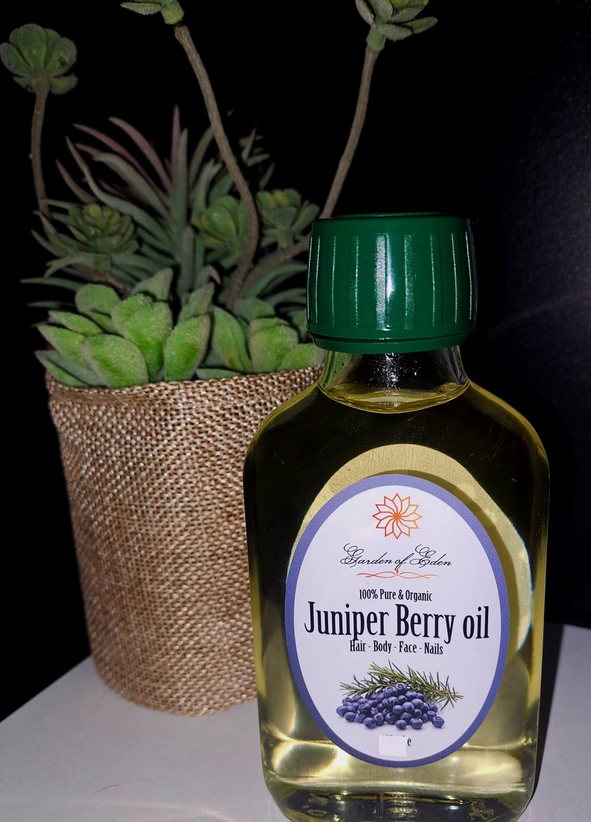 Pure organic Jeneverbes olie 100ml - Juniper Berry olie / oil - voor het hele lichaam, huid, haar, nagels en gezicht - massage olie - body olie - druivenpitolie - druivenpit olie