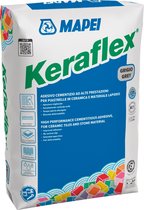 MAPEI Keraflex Tegellijm - Flexibele Cementlijm voor Wand & Vloer - Grijs - Binnen & Buiten