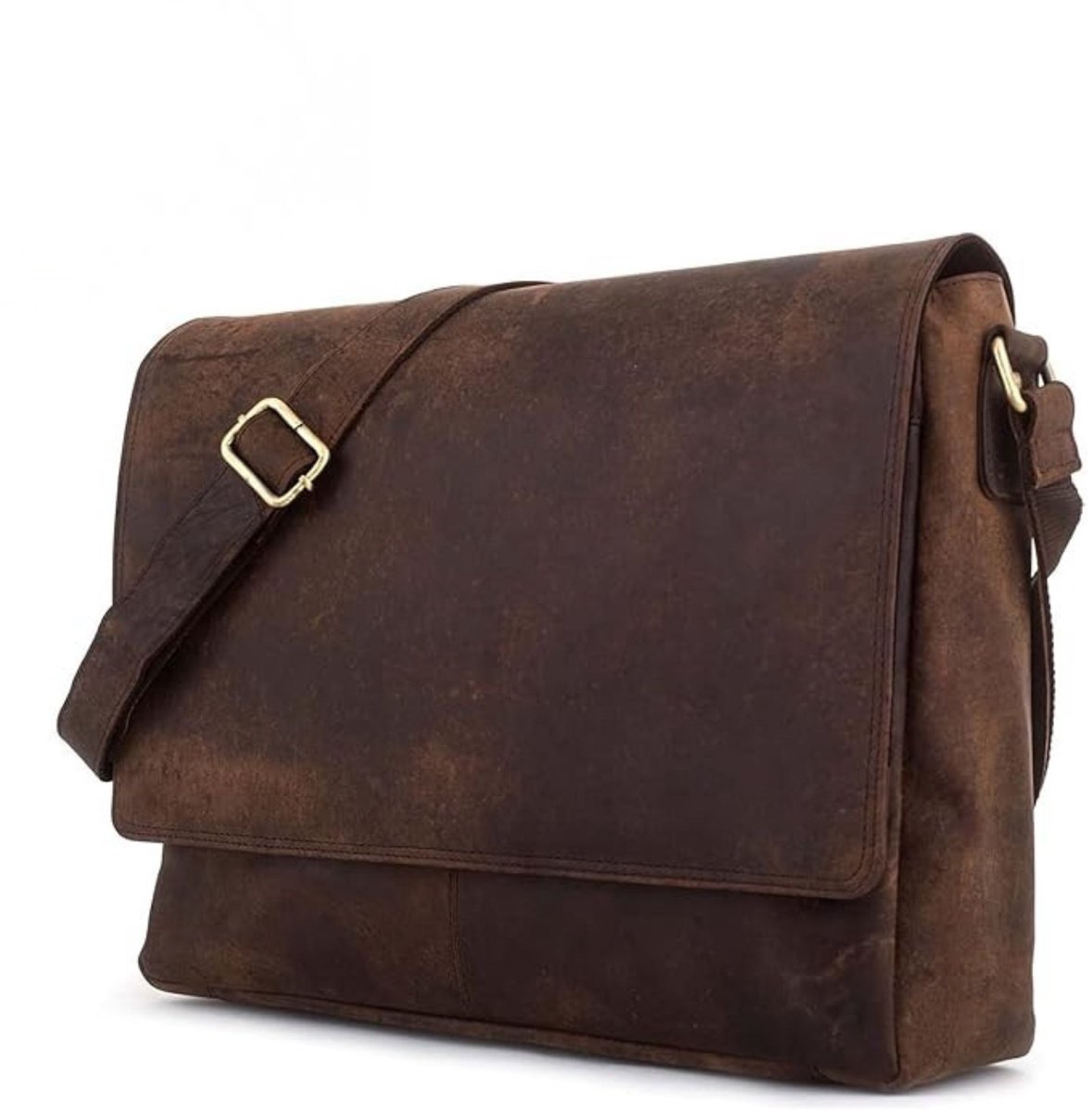 Leren Laptoptas - Laptoptas - Leren Tas - Luxe Leren Laptoptas - Werktas - Schoudertas - Business Tas - Leren Business Tas - 15 inch - Donkerbruin - van Imperatoris
