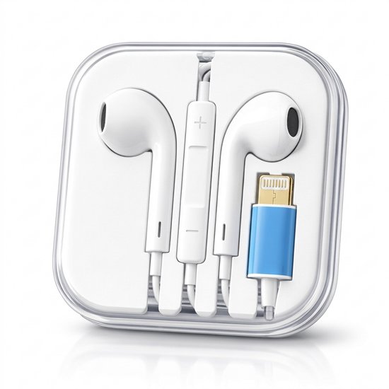 Oordopjes USB-C in-ear headset met microfoon bedieningsknoppen voor Android en Apple telefoons