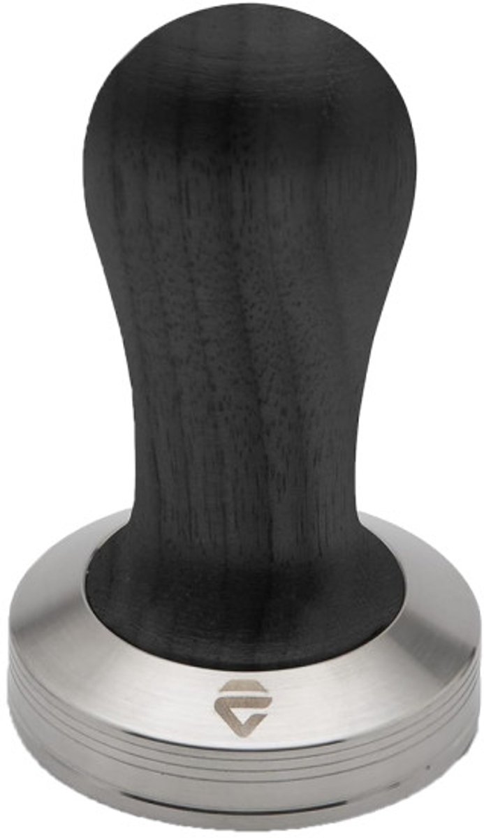 Lelit PLA481B tamper 58 mm met zwart walnoothouten handvat