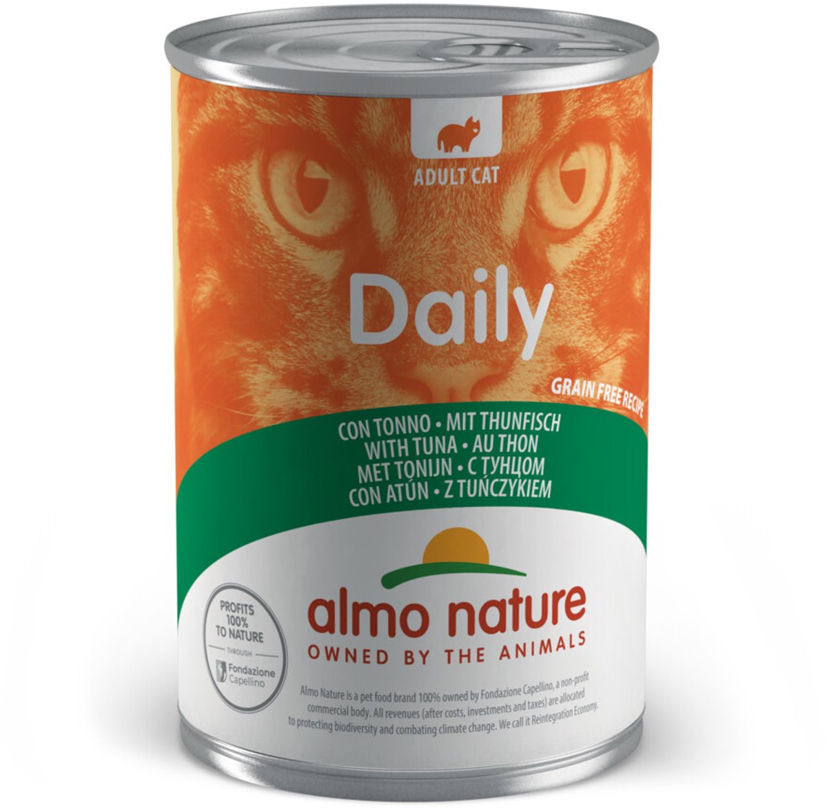 Almo Nature Daily Menu Kattenvoer Nat Tonijn 400 gr