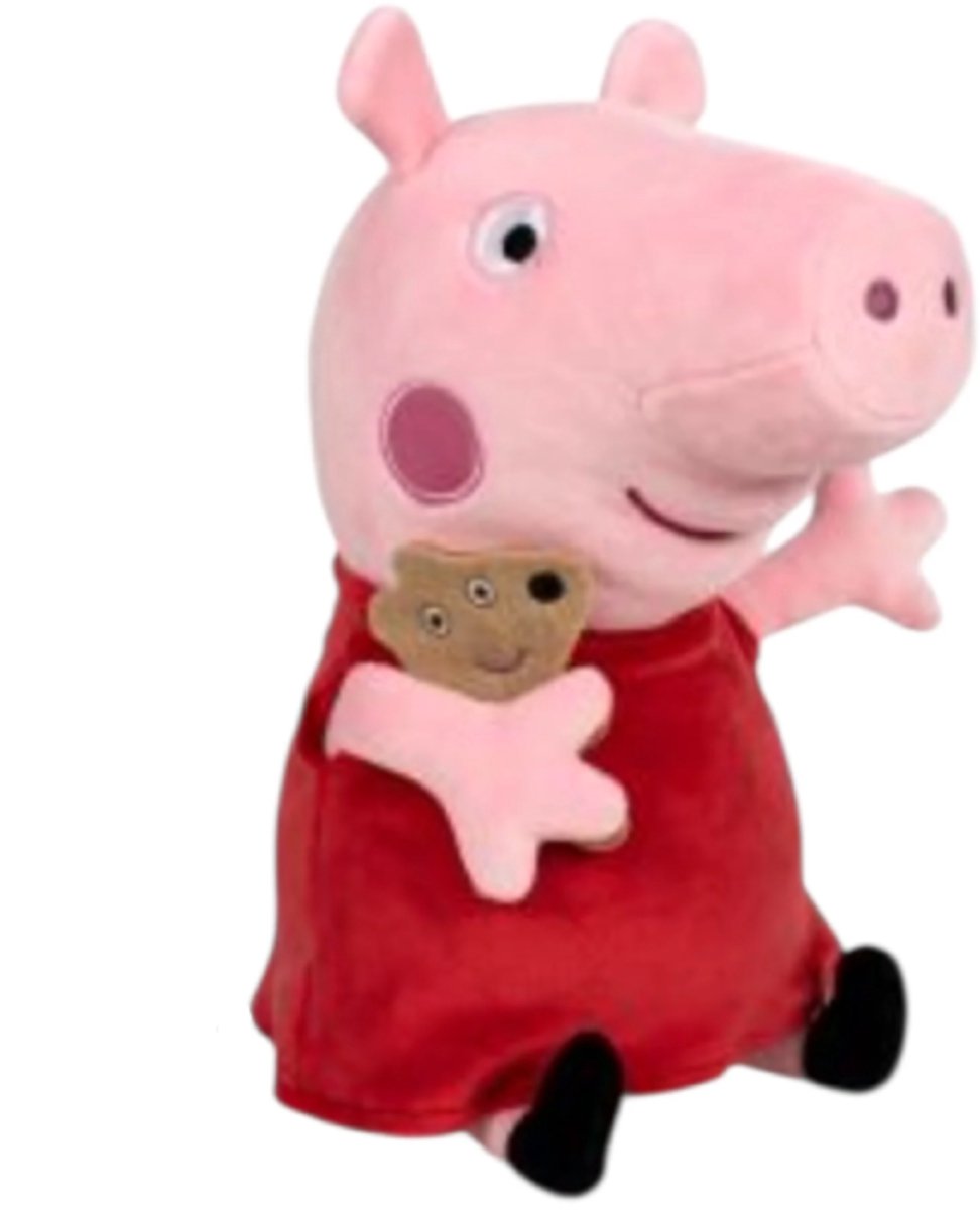 Peppa Pig Pluche Knuffel 20 cm - Speelgoed Knuffels voor Kinderen Jongens Meisjes - Peppa Big Plush