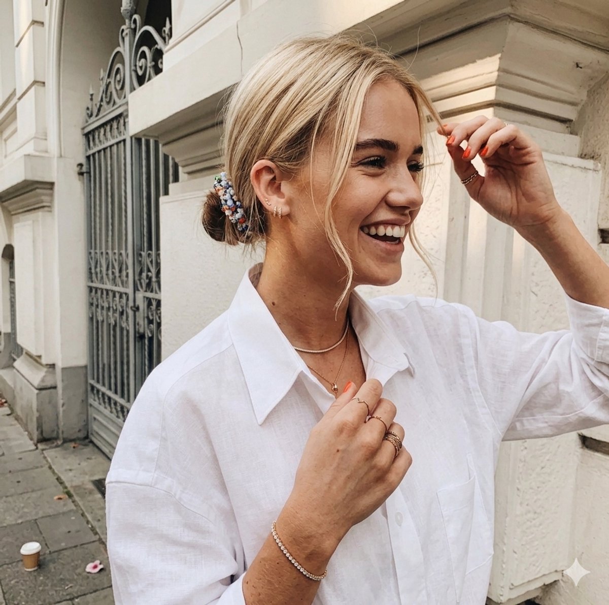 3 x Knekkie Haarelastiekjes met Kraaltjes & Parels – Armband & Elastiek in Één – Modieus Haaraccessoire - Stiekjes - Stiekie — cadeau in Sieraden - foto 5