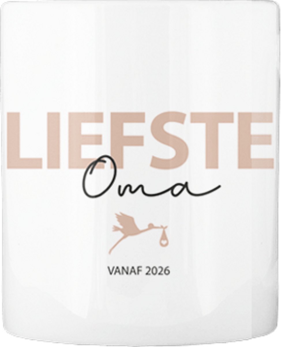 Liefste Oma | Voor de oma’s | Zwangerschapsaankondiging | Leuk cadeau | Mok | Wit