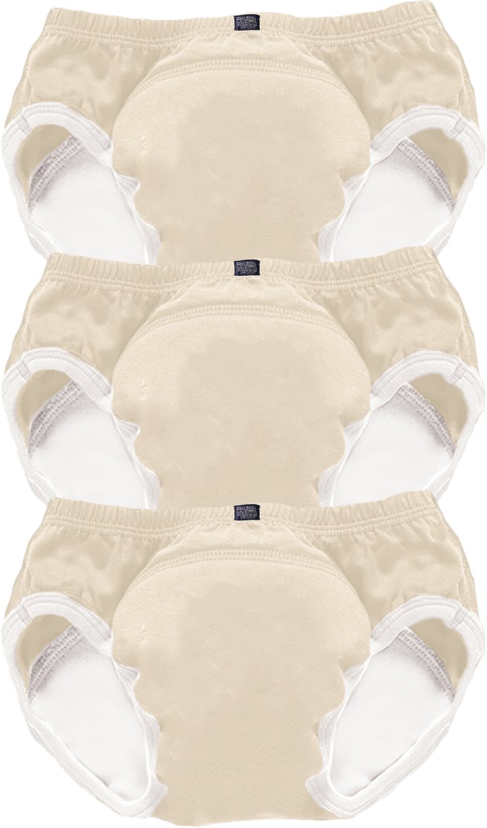MY CARRY POTTY Oefenbroekjes Zindelijkheidstraining – 2-3 Jaar – 3 Stuks –beige – Herbruikbaar