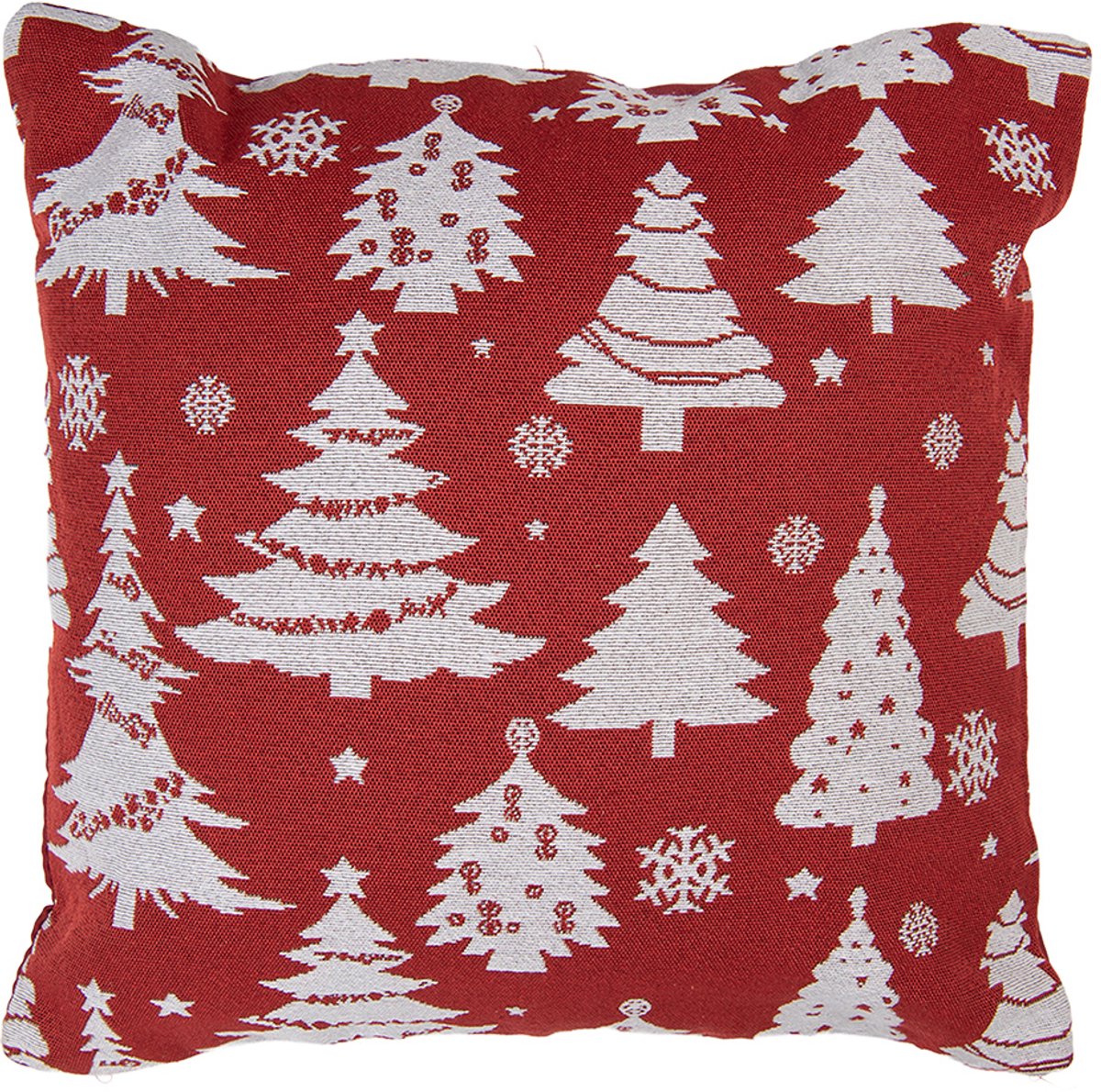Clayre & Eef Sierkussen 45x45 cm Rood Polyester