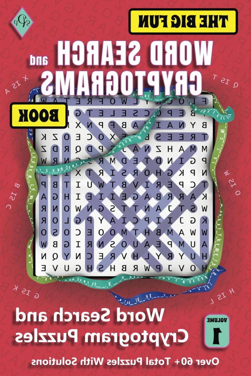 Puzzelboek - Woordzoeker Cryptogram - Hersenen Trainen - Meer dan 60 Puzzels - 6x9 Inch - Niet gespecificeerd