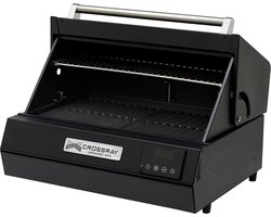 Dimplex Crossray eXtreme Infrarood Elektrische BBQ - Tafelbarbecue Elektrisch - 300°C+ - 2 Verwarmingselementen 1100 W - Elektrische Grill voor Buiten - Grillen, Braden en Garen - Zwart