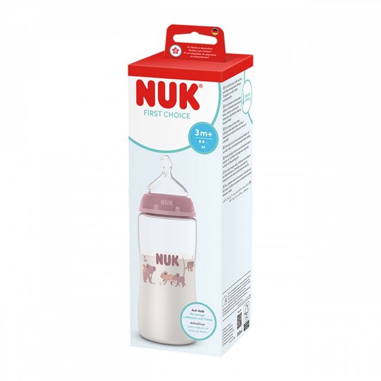 NUK First Choice babyfles 300ml temperatuurcontrole - Zuigfles van Nuk — afbeelding 2