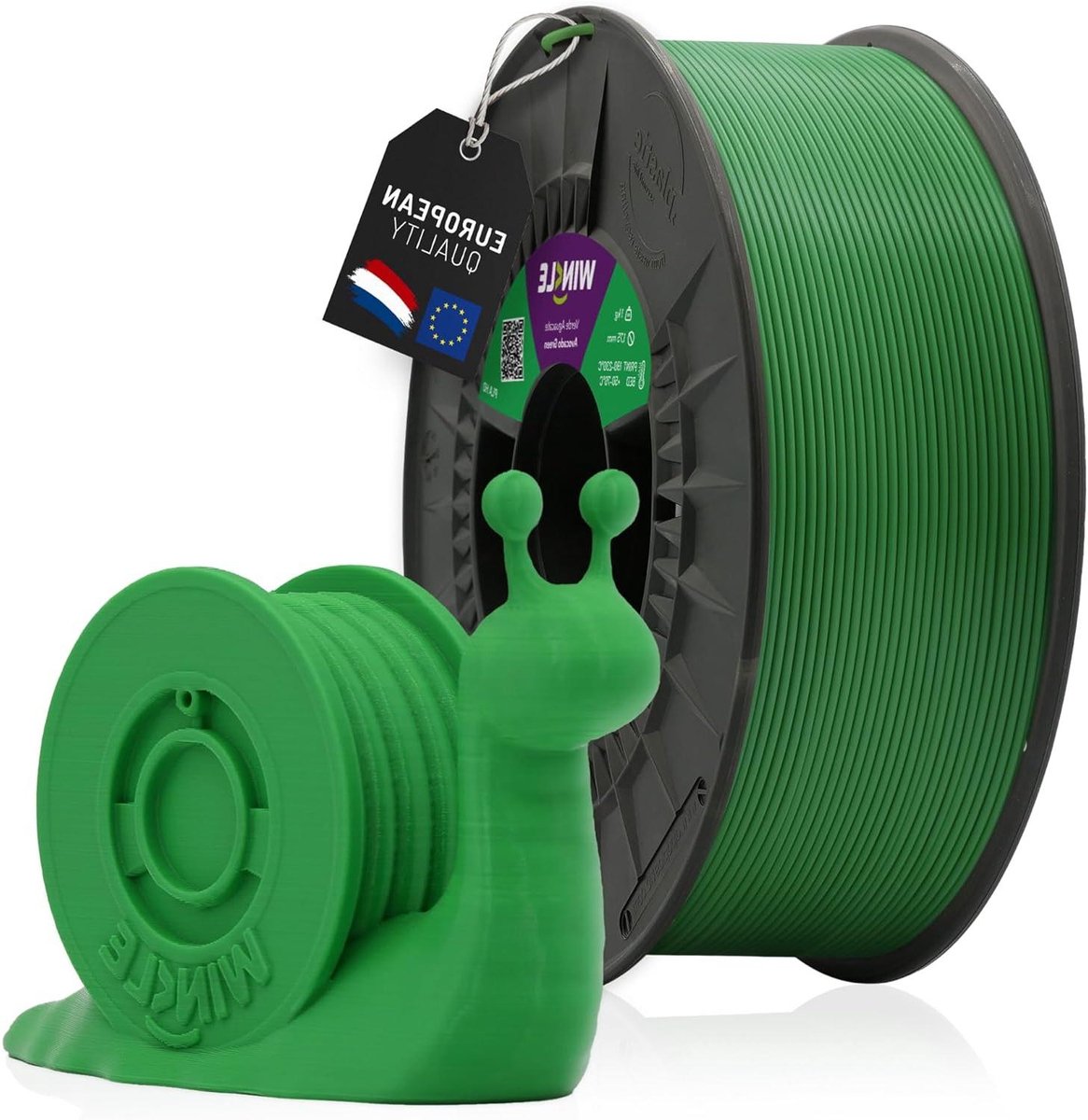 3D Printer Filament - PLA Materiaal - Creatieve Projecten - Hoge Dimensionale Stabiliteit - 1kg Spoel 1.75mm - Avocadogroen