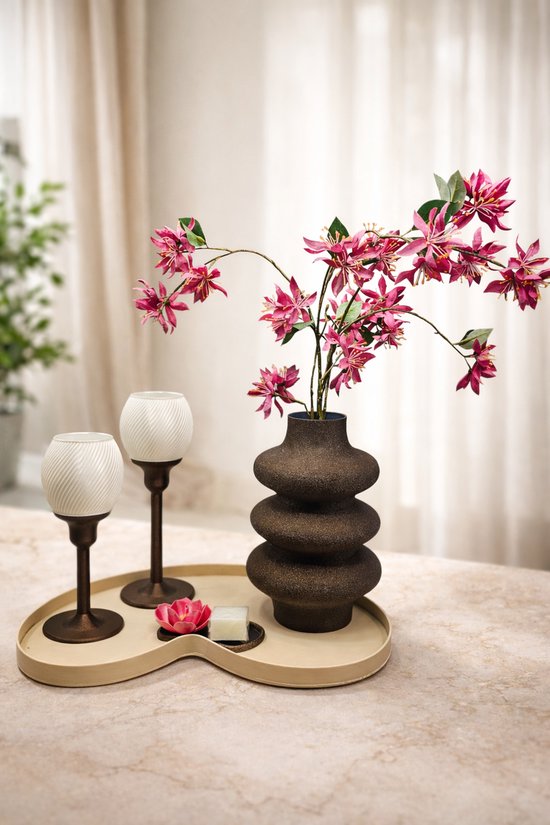 Tafeldecoratie set - complete woondecoratie - Japandi - 3d print - duurzaam - uniek