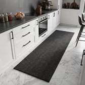 Yugarlibi PVC Keukentapijt loper 2 stuks, antislip wasbaar keukenlopers, 10 mm dik, anti-vermoeidheid keukenmat, waterdicht, oliebestendig, zacht tapijt voor keuken, eetkamer, hal, 44 x 120 cm 44 x