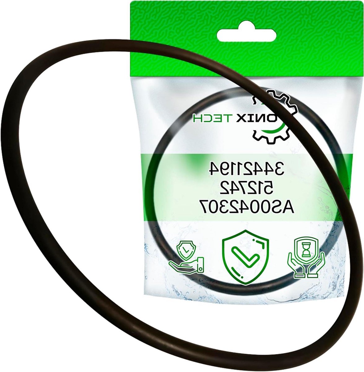 Rubberen Afdichting Vaatwasser - Pompring Vaatwasser - Lekvrije Vaatwasser - Originele Code Compatibel - 96 mm Buitendiameter - Zwart
