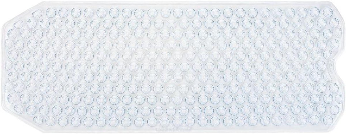 Badmat - Douchemat - Veilig Douchen - Antislip Onderkant - 104x40 Cm - Transparant