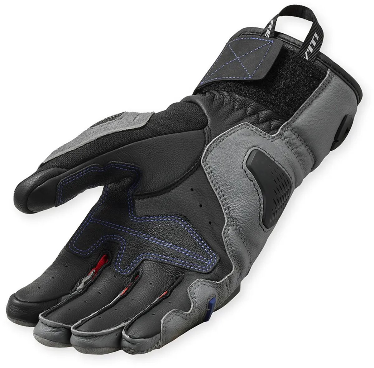 REV’IT! Sand 5 Grijs Rood Handschoenen - Maat S - Handschoen – foto 2