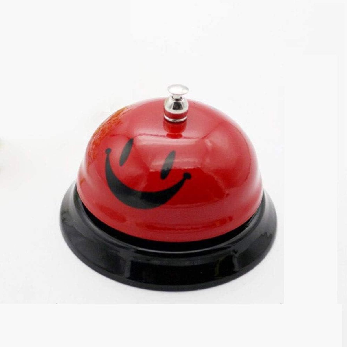 Tafelbel Set - Servicetelefoon Bel - Klantenservice Melder - Mechanisch Geen Batterij - 85 x 60 mm - Zilver Rood Geel