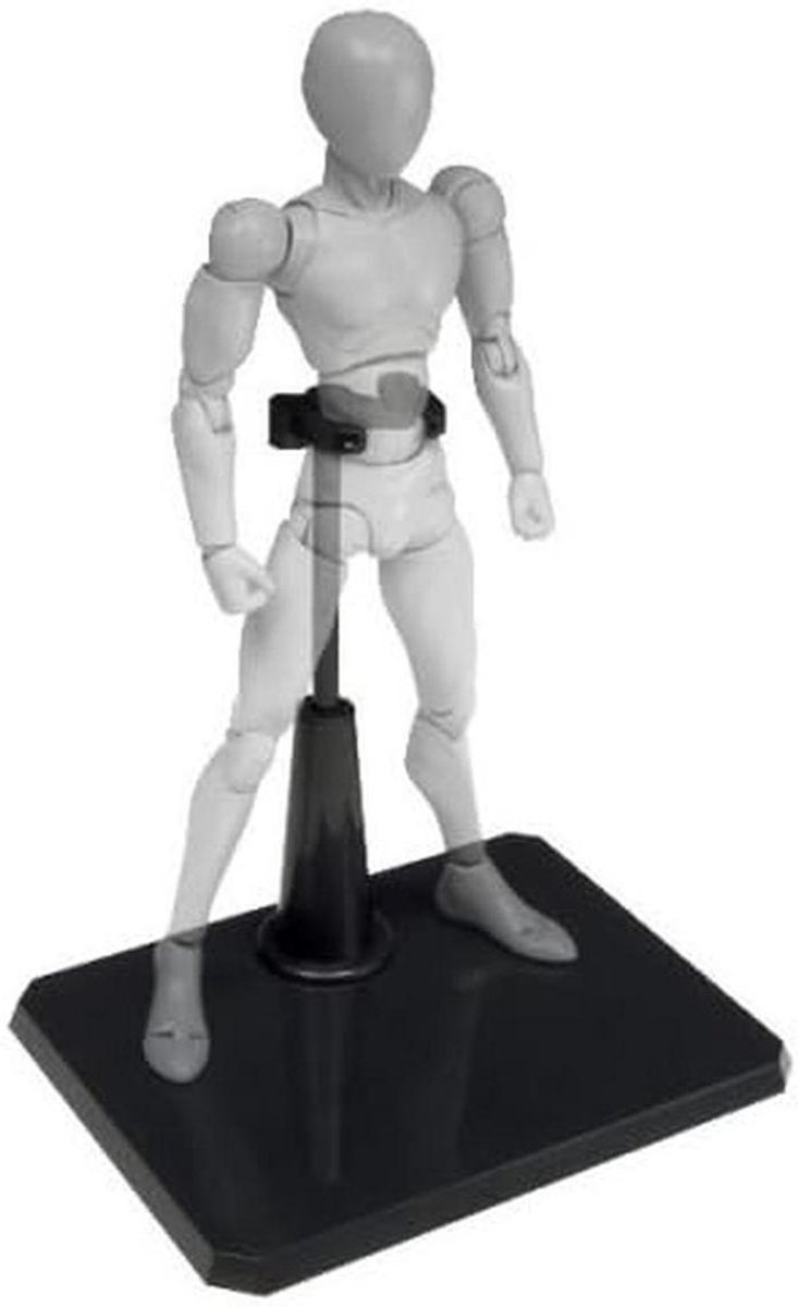Standaard Set - Display Ondersteuning - Figuren Tonen - Twee Delen - 172 cm - Transparant