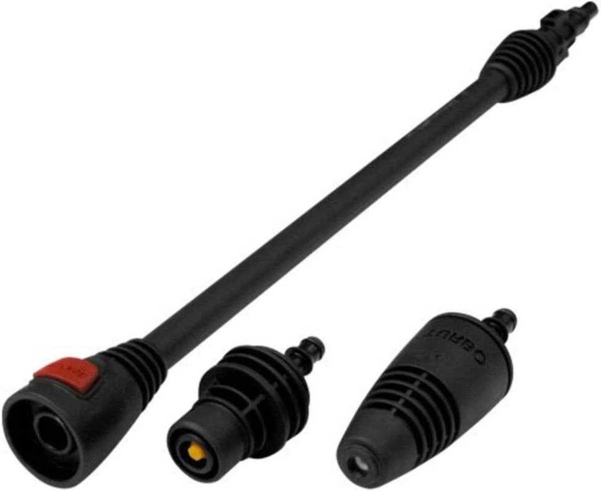 Sproeikop Set - Hogedruk Accessoire - Terras Reinigen - Snelkoppeling Systeem - 1 Stuk - Zwart