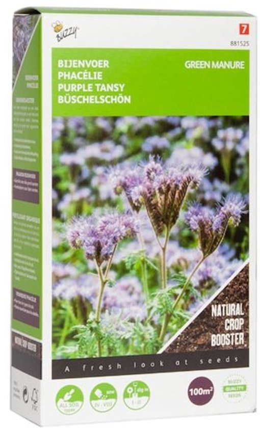 Buzzy® Groenbemester Phacelia tanacetifolia - 100 Gram
