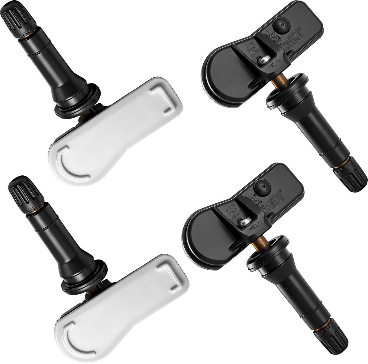 Set van 4 Banden Druksensoren Geschikt voor Renault Trafic 3, Dacia Duster en Clio 4 - RDKS, Vervangende Sensoren voor Betrouwbare Bandenspanning en Veiligheid