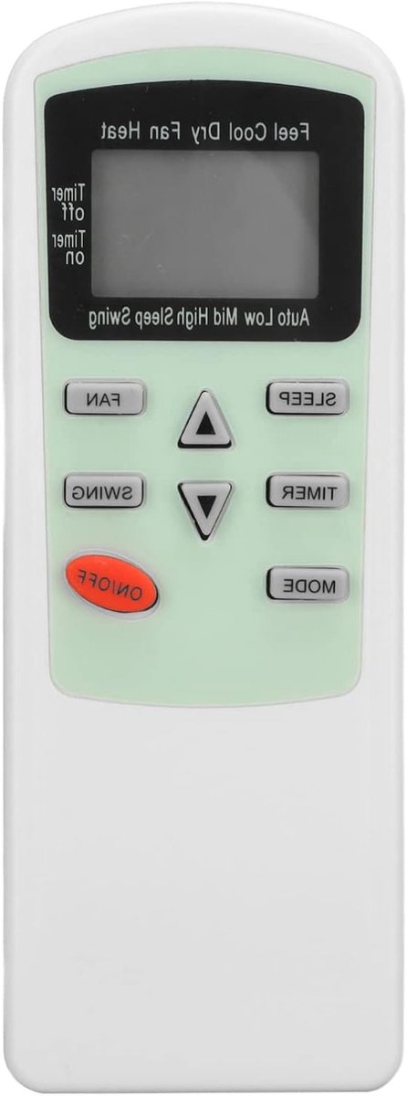 Universele Afstandsbediening voor Airconditioner - Compatibel met 9000BTU Modellen, Eenvoudig in Gebruik, Betrouwbaar en Efficiënt