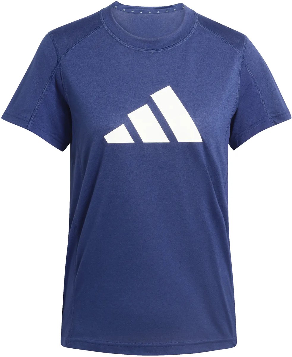 Adidas T-Shirt Workout BP Dames Blauw