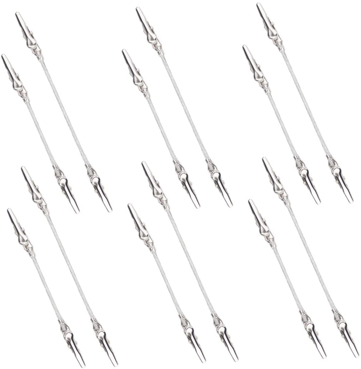 Dailygoods - Dailygoody - Metalen clips - Fotohouder - Ideaal voor wanddecoratie - Dubbele krokodillenklem - Perfect voor memo's - Creatief knutselen - Geschikt vo