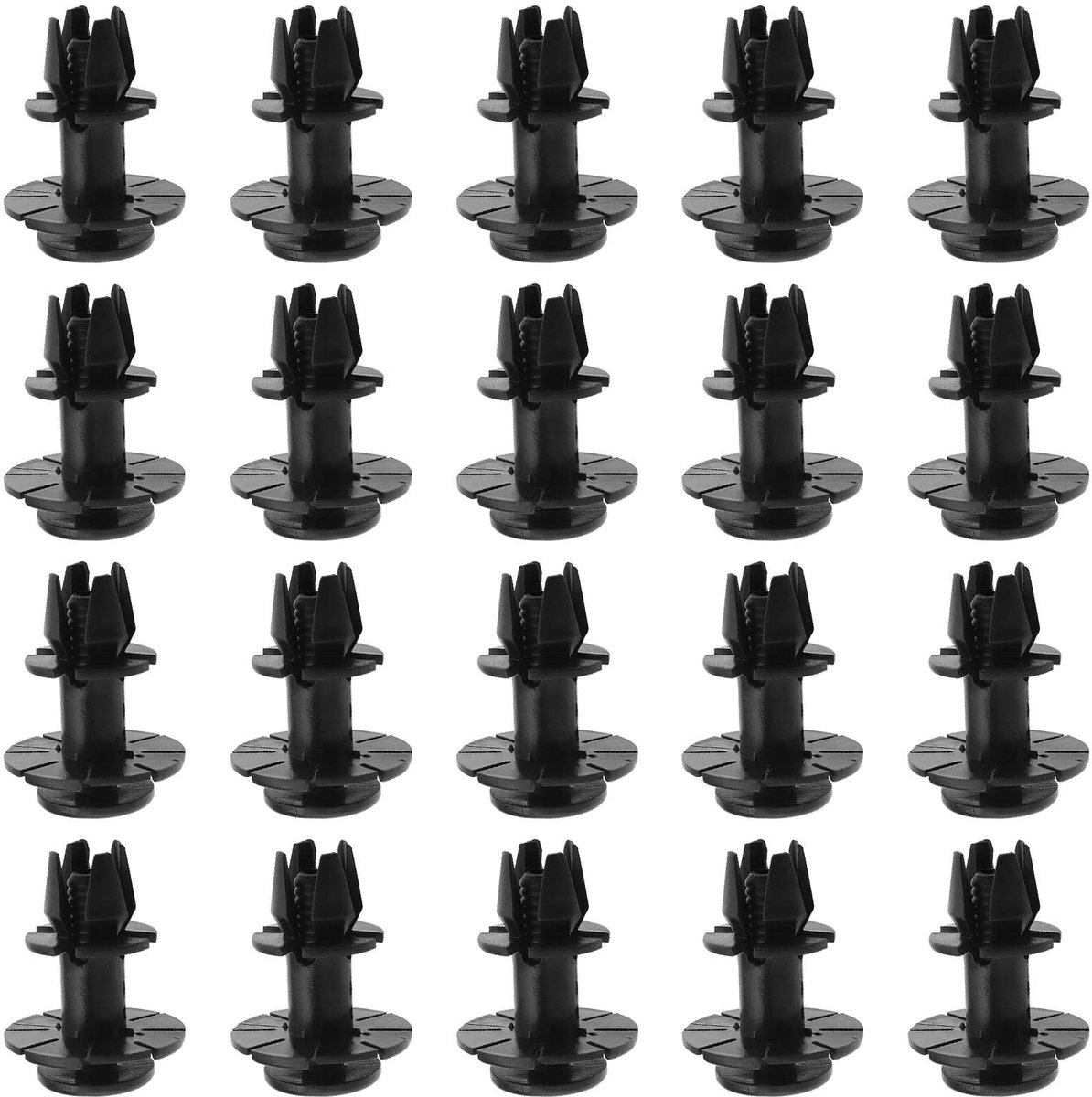Dailygoods - Dailygoody - Zijskirt Trim Bevestiging Clips - 20 Stuks - Kunststof - Zwart - Compatibel met 1 3 5 Serie E90 E81 E82 E84/X1 X6 - Hoogwaardige beve...