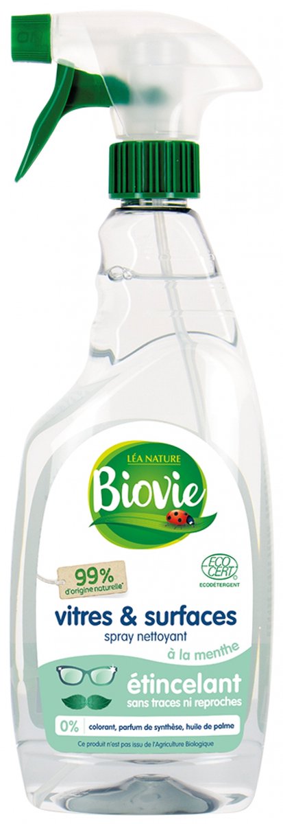 Biovie Glas- en Oppervlaktereiniger Spray 750 ml