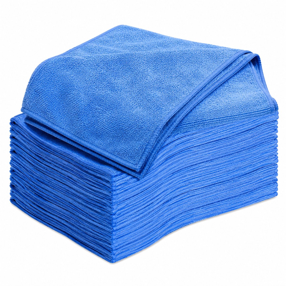 Microvezeldoek blauw 40x40 cm - 25 stuks