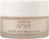 Grijze pot van Mellow NOIR XTREME Rich Repair Cream met witte dop.