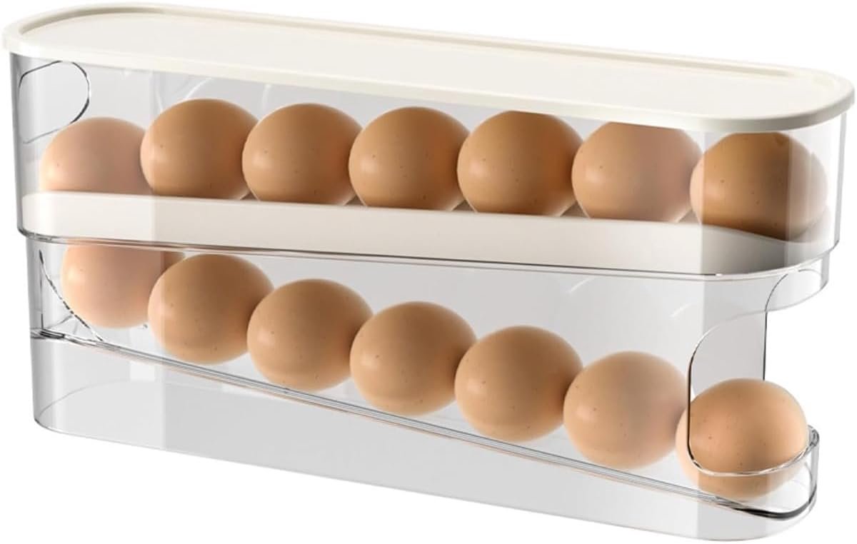 Eierdoos voor koelkast - Eierhouder - Voor 15 eieren - Tray