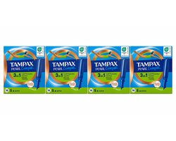 Tampax Tampons Pearl Compak Super Applicator - 64 stuks